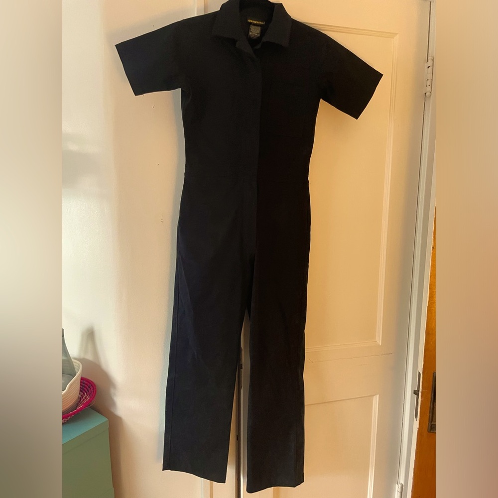 Nooworks twill black coverall jumpsuit (size XS)